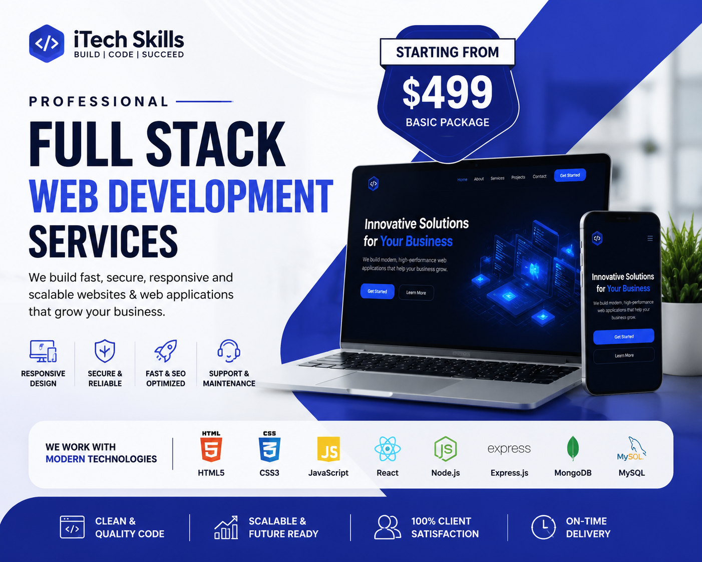 full stack web development services
