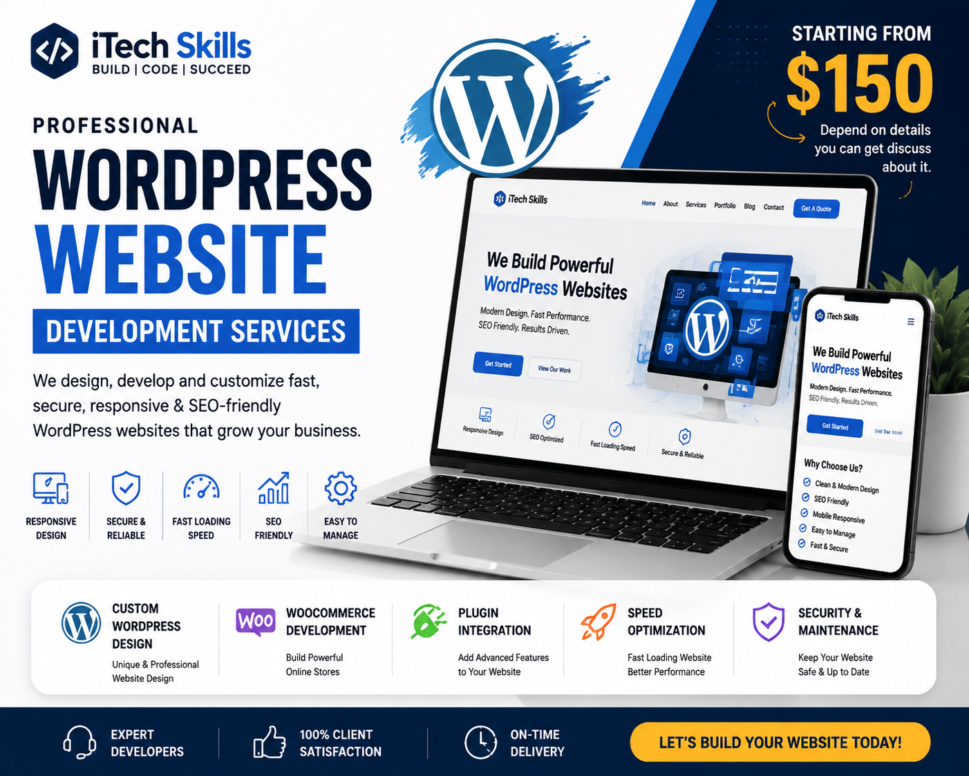 Professional WordPress Website Development Services | Custom Business Websites
