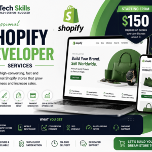 Professional Shopify Development Services | Custom Shopify Store Design & ECommerce Solutions